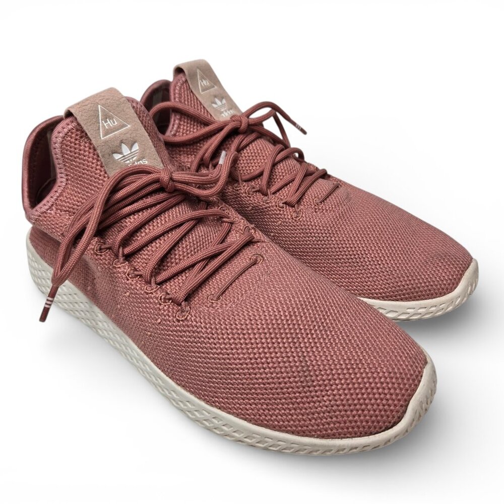 Adidas x Parrell Williams Hu Sneakers Women Ash Pink Breathable Lightweight 9 - Picture 3 of 8